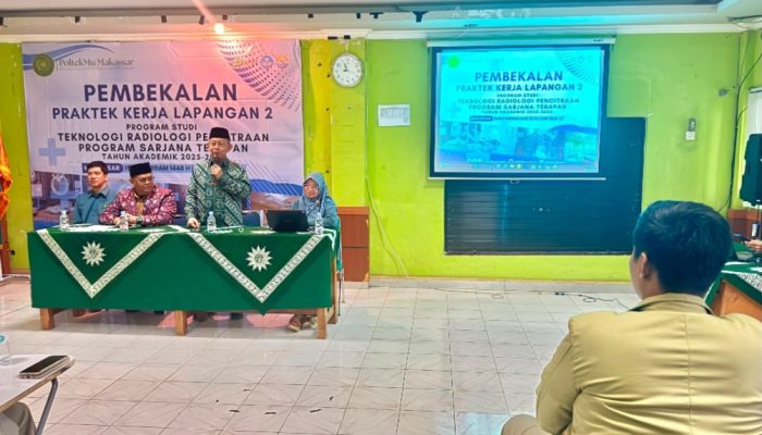 PoltekMu Makassar Bekali 55 Mahasiswa Teknologi Radiologi Pencitraan Hadapi PKL II di 10 Rumah Sakit