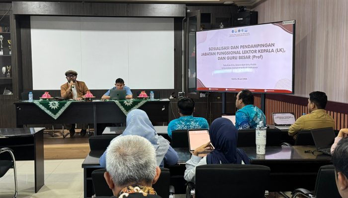 FISIP Unismuh Perkuat Pendampingan Dosen Menuju Guru Besar