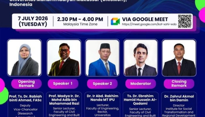 Kuliah Tamu Internasional Unismuh-UTHM Bahas Ketahanan Air Berkelanjutan