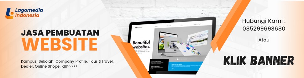 Klik banner Jasa pembuatan website Lagomedia Indonesia