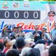 Ribuan Peserta Ramaikan Jalan Sehat Anti Mager Harmoni Kemanusiaan di Makassar