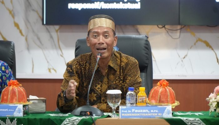Besok Senin, Wamen Diktisaintek Prof Fauzan Kuliah Umum dan Kukuhkan Ratusan Maba UMSi