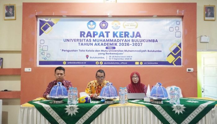 Raker 2026–2027, Rektor UM Bulukumba Dorong Progres dan Budaya Mutu Berbasis Data