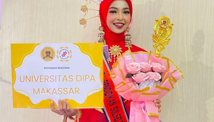 Mahasiswi Unismuh Makassar Raih Runner-up 1 Duta Pendidikan Sulselbar 2026
