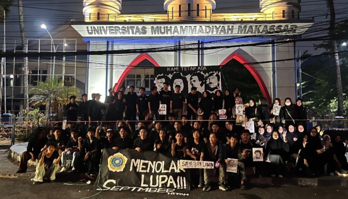 Lembaga se-FAI Unismuh Makassar Gelar Orasi dan Teater Peringati September Hitam