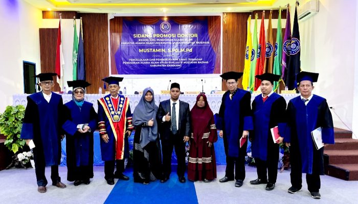 Dosen UNIMEN Mustamin Raih Doktor, Teliti Model Pemberdayaan Zakat bagi Mustahik