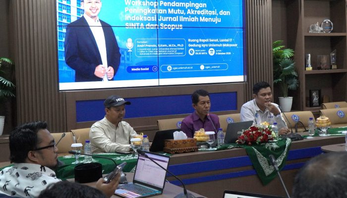 Tingkatkan Reputasi Publikasi Ilmiah, Unismuh Makassar Gelar Pendampingan Akreditasi Jurnal