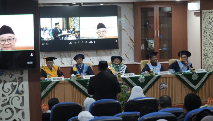 Penguji Eksternal Promosi Doktor di Unismuh, Abdul Mu’ti Uji Relevansi Pemikiran Ahmad Dahlan dan Hasyim Asy’ari